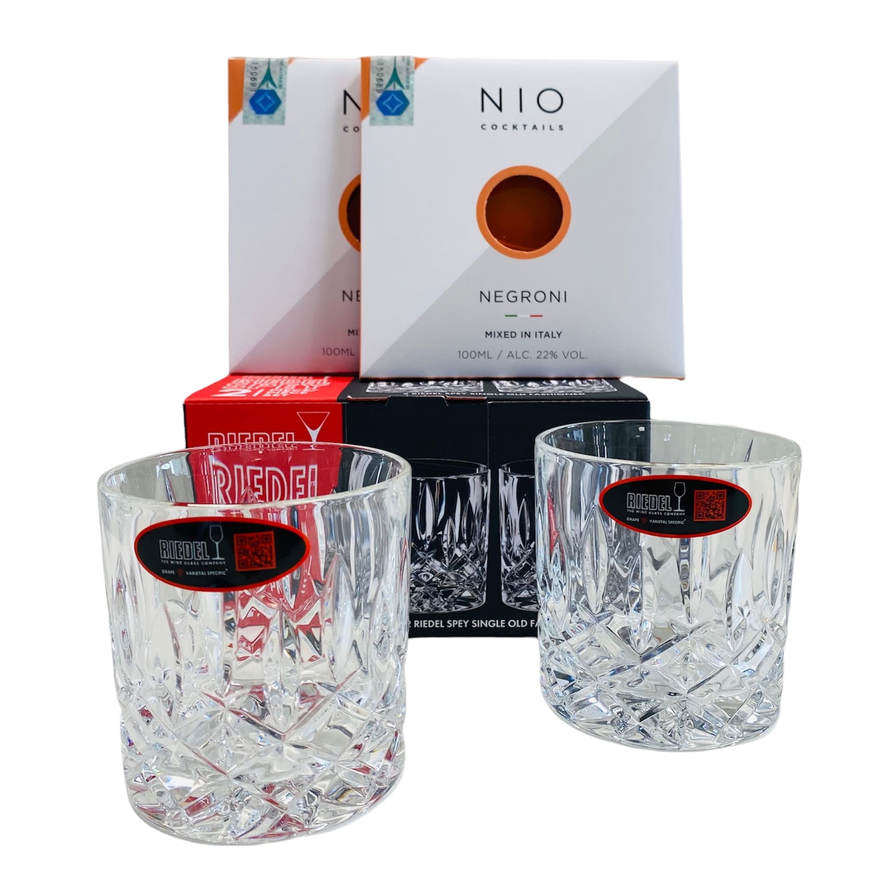 Riedel Bicchiere Whisky O 2 Pz - Bicchieri Whisky The O Wine Tumbler