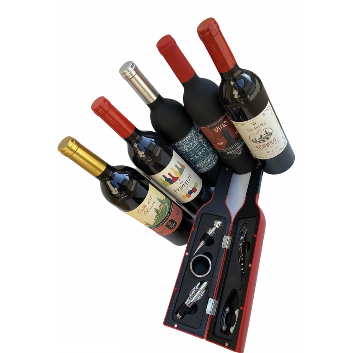 Lamart Idea regalo set accessori vino in bottiglia grande accessori  sommelier - Paggi Casalinghi